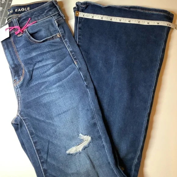 American Eagle Outfitters-super high rise flare - Picture 4 of 10